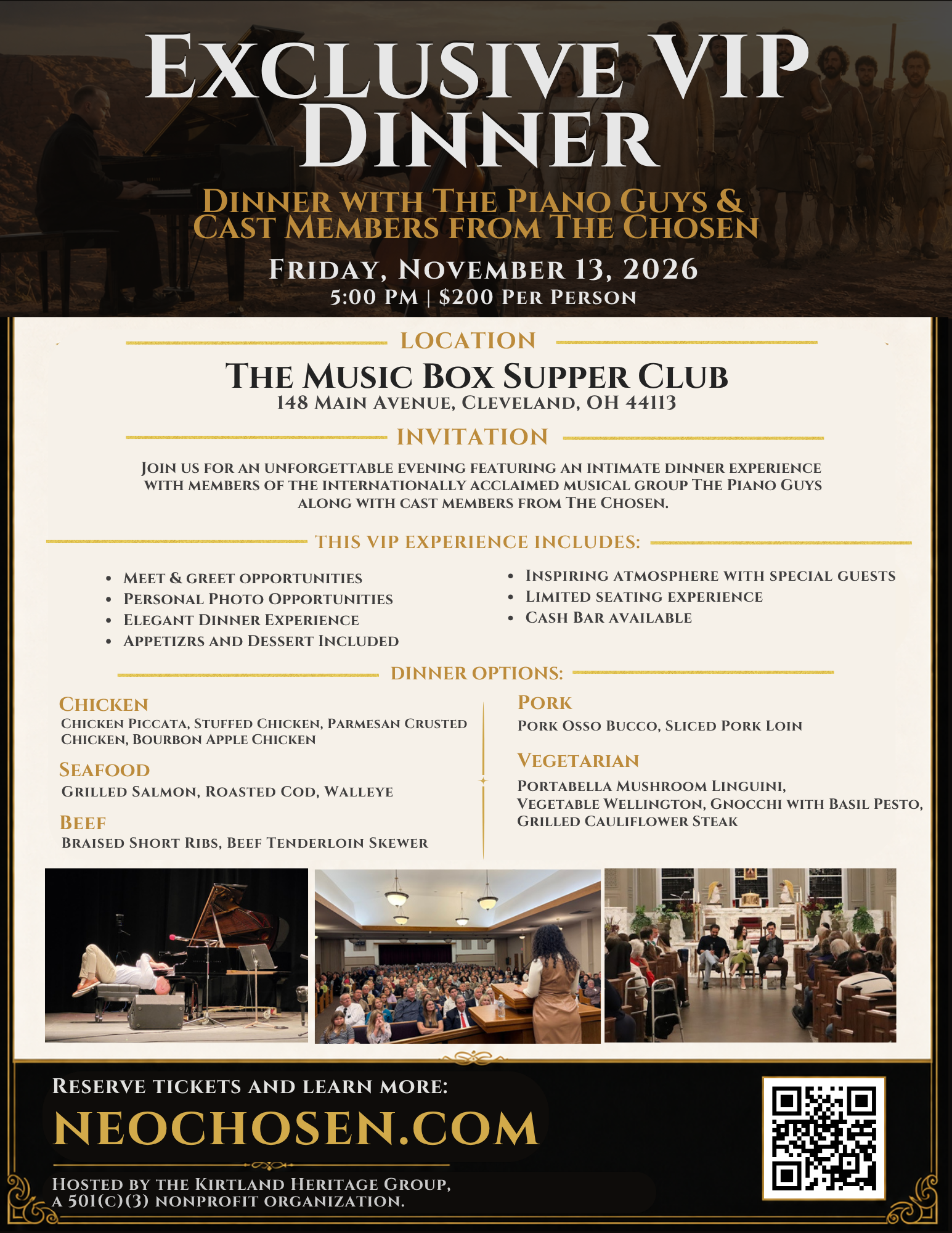 VIP Dinner media graphic preview